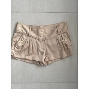 Young Fabulous & Broke Shorts Cuffed Silk Blend Summer FLAW